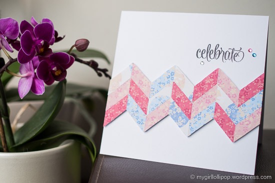Chevron Celebrate card