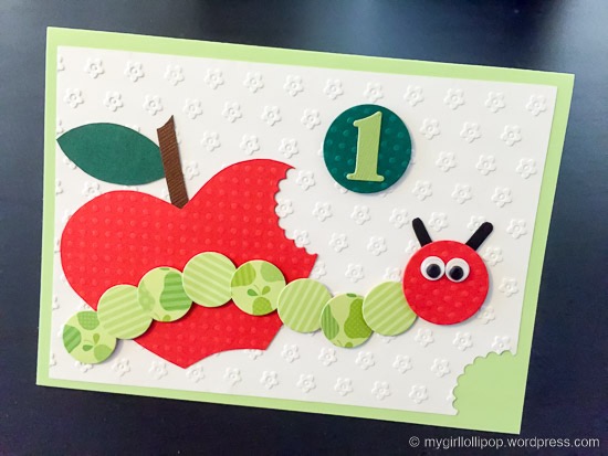 Hungry Caterpillar birthday card