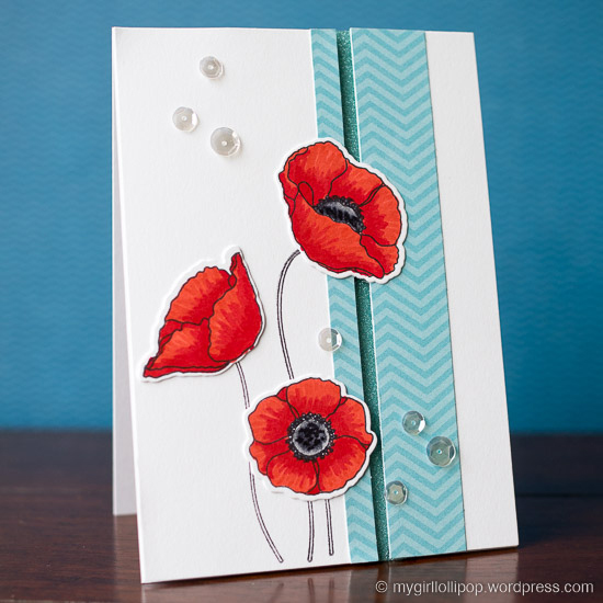 mftstamps delicate poppies