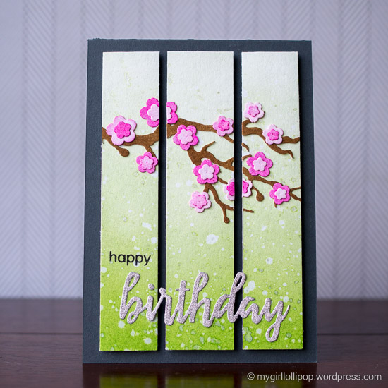 spellbinders cherry blossoms
