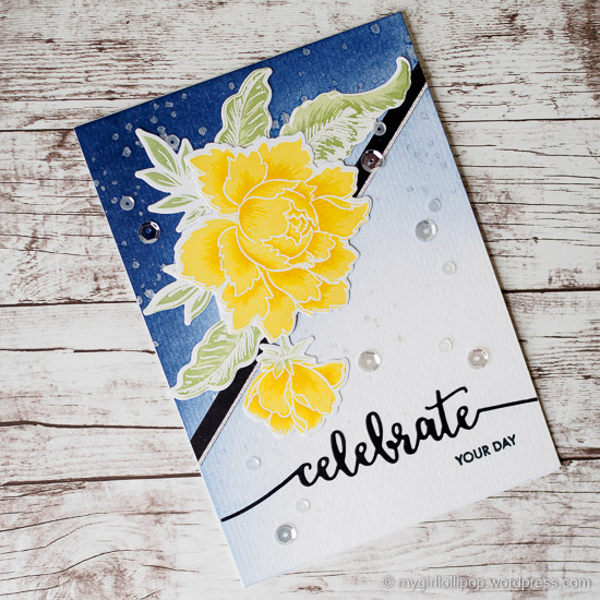 altenew peony bouquet