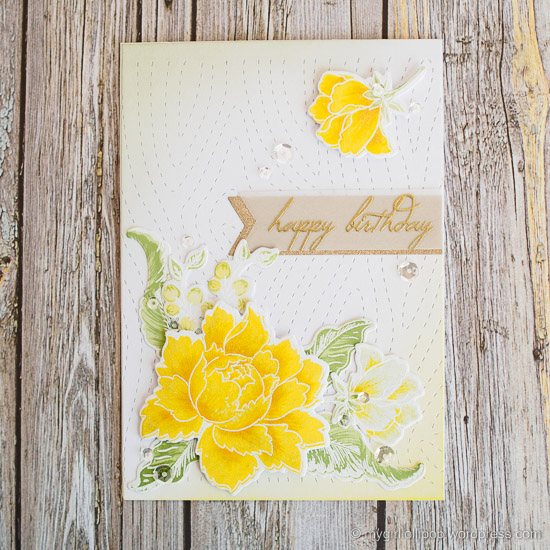 altenew peony bouquet