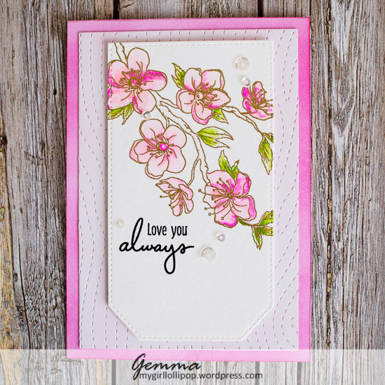 The Ton Stamps Always Cherry Blossom