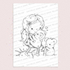 Koala Girl digi stamp